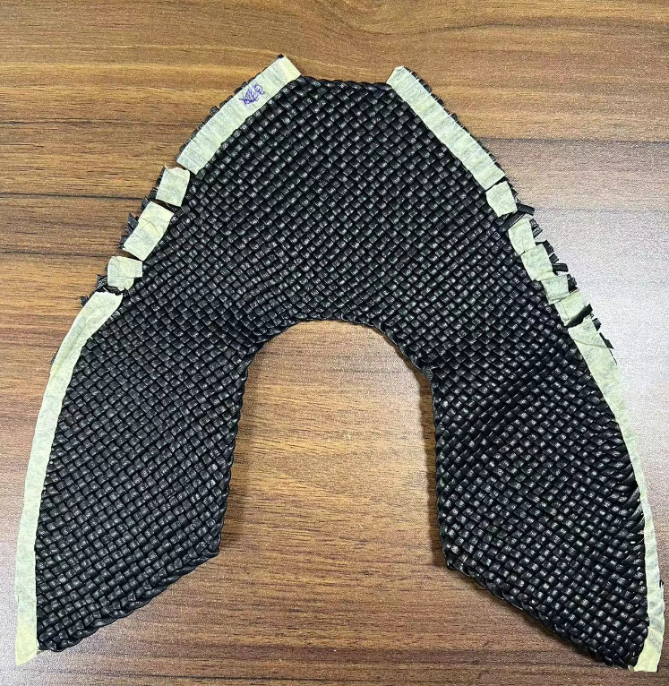 Crochet weaving