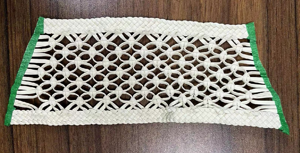 Crochet weaving