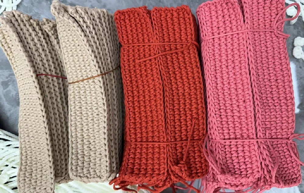 Crochet weaving