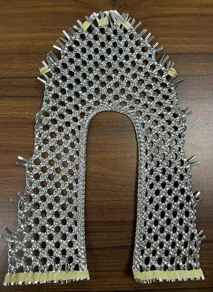 Crochet weaving