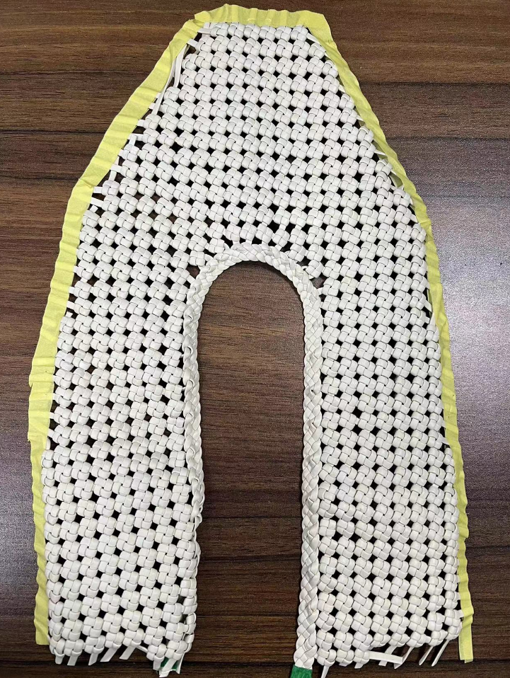 Crochet weaving
